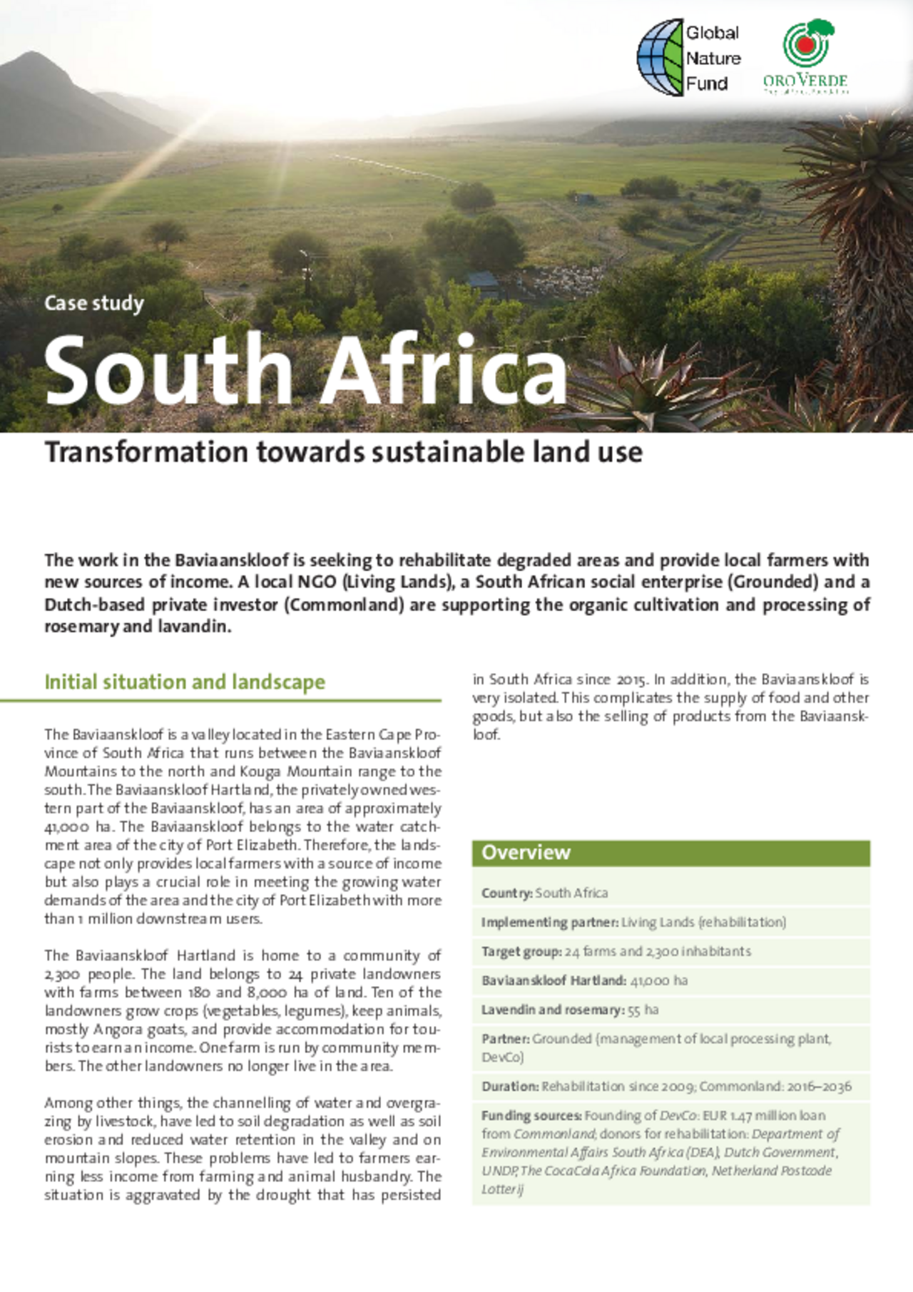 Case Study South Africa